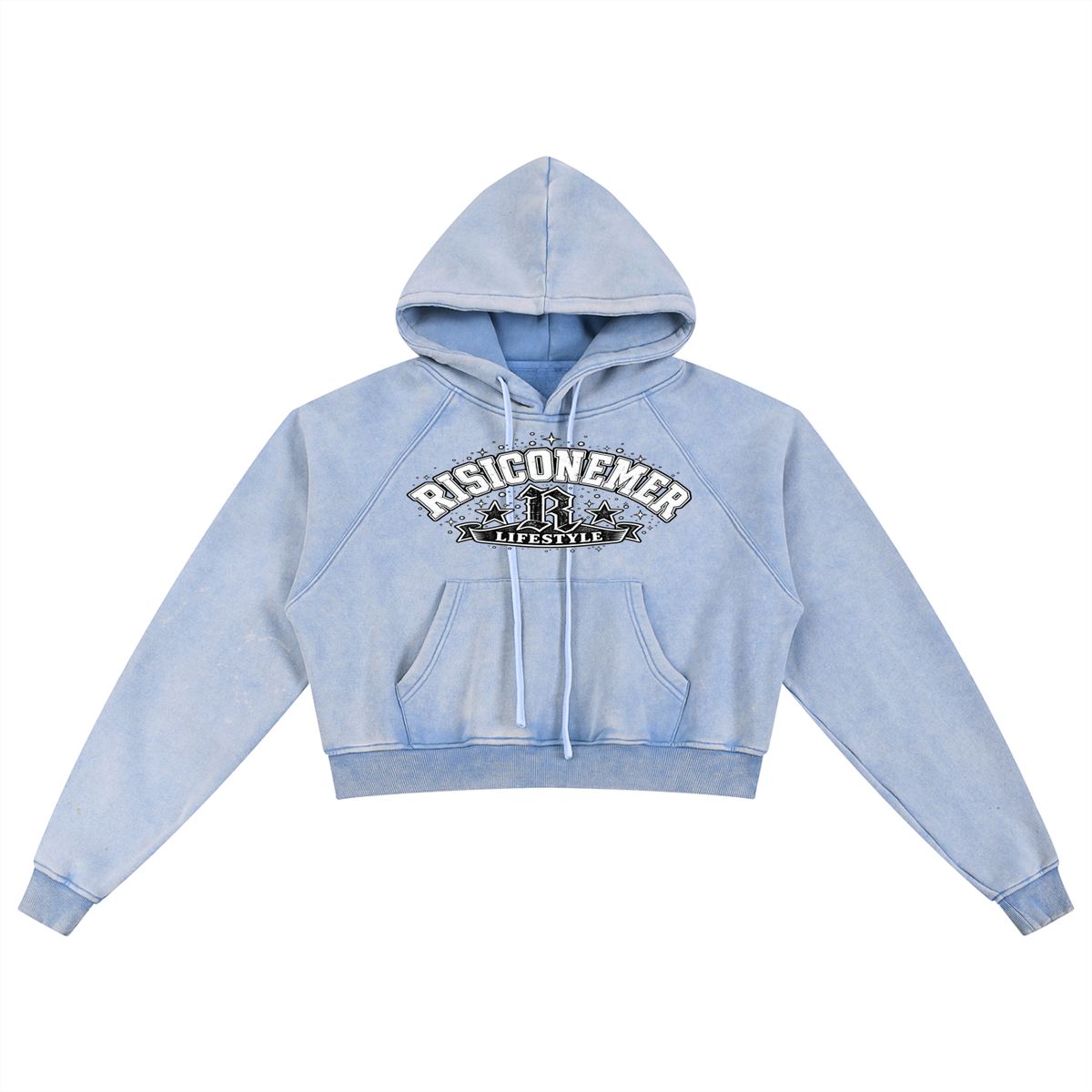 “More Risk” Women’s Cropped Hoodie