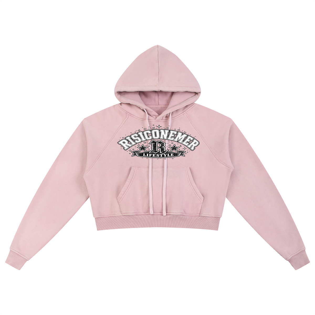 “More Risk” Women’s Cropped Hoodie