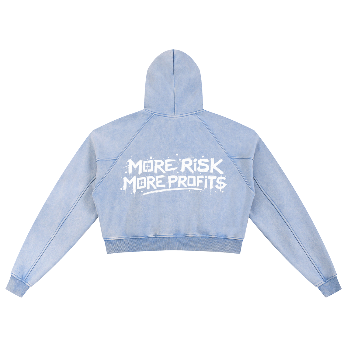 “More Risk” Women’s Cropped Hoodie