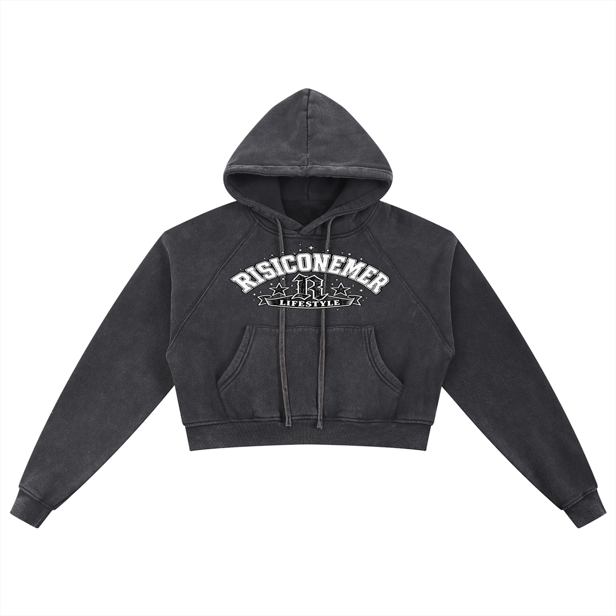 “More Risk” Women’s Cropped Hoodie